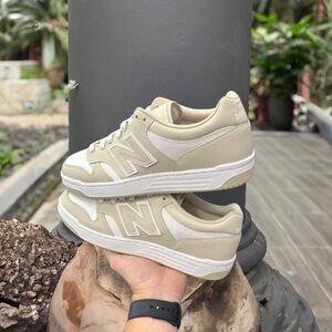 Men's New Balance 480 Timberwolf with White Sport